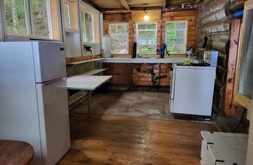 Limerick Cottage | Private water (boat) access, rustic offgrid log cabin on class five lake.