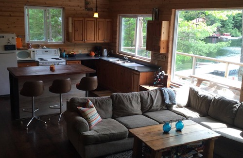 Algonquin Highlands Cottage | Private Waterfront Cottage On Little Hawk Lake. 3+1 Bedroom, Water Access Only.