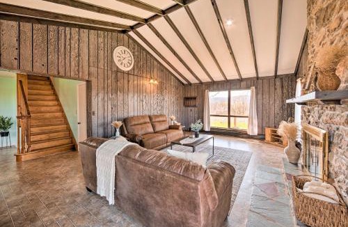 Elizabethville House | Quiet Elizabethville Home w/Fire Pit + Views