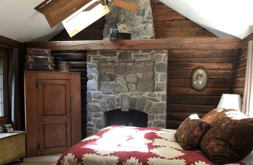 Westport Cabin | Real log house on Directly on the River with heated pool one hour from NYC.