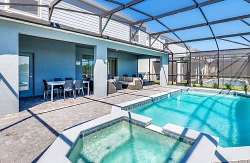 Bay Lake Villa | Resort 8BR Villa/Amenities/Private Pool&Spa/Near Disney, Sea World, Universal (2431)