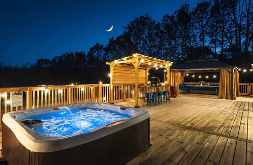 Tunkhannock Township House | Resort-Style Pool Hot Tub Loft Game Room