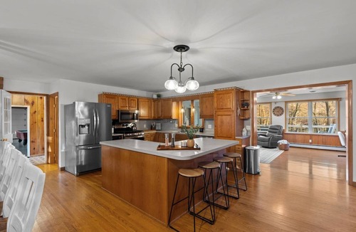 Mattawana House | Riverfront, Hot Tub, Game Room, Camp Fire and More!