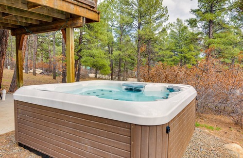 Pagosa Springs Cabin | Rustic Pagosa Springs Cabin w/Hot Tub + Game Room
