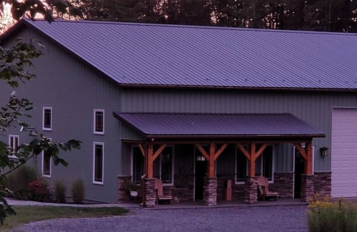 Rock Stream House | Secluded in the Woods! Family-Friendly 2BR Barndominium in the Finger Lakes