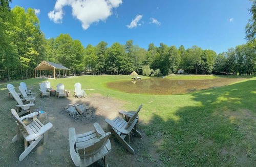 Rushville RV Rental | Selah Serenity Tent-n-Breakfast Glamping for 2 in Finger Lakes Woodland Site