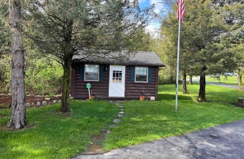 Town of Milo House | Seneca Lake View Retreat sits secluded on a 2 acre lot.