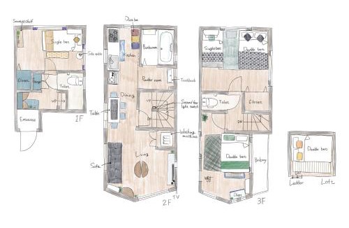Honmachi Villa | SG5371 Entire Villa with Parking, 3-Min to Shinjuku, Visit Shibuya Crossing! Family home for 8 people