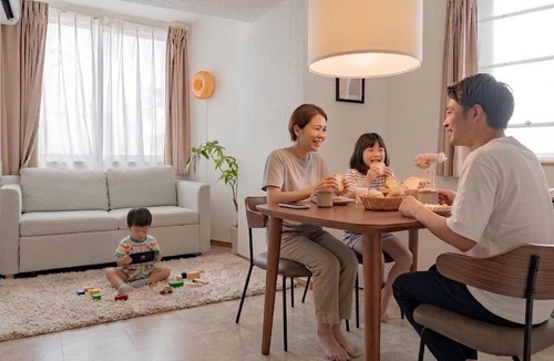 Chinatown Apartment | SHIKA HOME Yokohama Chinatown Kitchen Washer Premium Bedding Live Like a Local