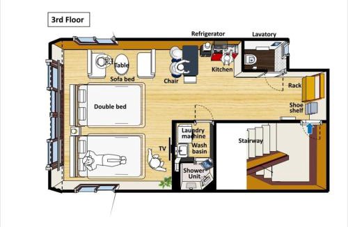 Shinbashi Apartment | Shinbashi Hotel Sho - Vacation STAY 82923v