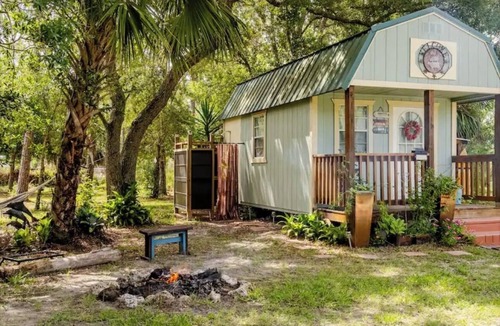Arcadia Cabin | Soothing cabin with AC in charming Arcadia