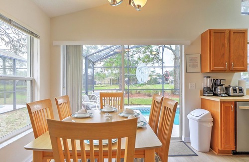 Haines City Villa | South facing Pool off South Dunes golf fairway