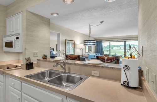 Wesley Chapel Condo | Spacious 2BR Golf Course Condo w/Large Patio, 4 Queen Beds & Workspaces – Perfect for Any Getaway!