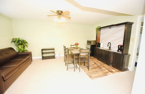 Amherstview House | Spacious Hearth Escape with Natural Light & fireplace