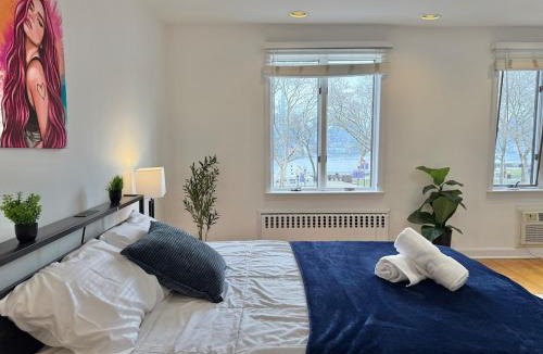 West New York Apartment | Spacious with NYC views, washer & dryer