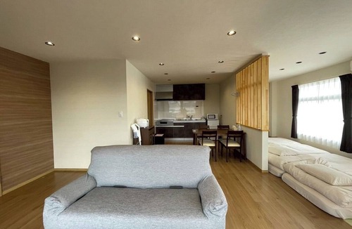 Shimo-yoshida House | Spectacular view of Mt Fuji Balcony available | Modern and beautiful accommodation for rent / Fujiyoshida Yamanashi