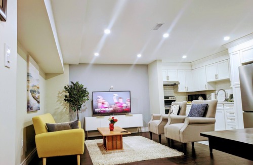 Brampton Apartment | Stunning luxury Furnished 2Bedroom and 2Washroom private Basement Apartment