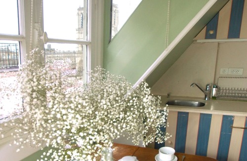 Sorbonne Apartment | Stunning one-bedroom duplex with 2 panoramic terraces. AC throughout. Sleeps 4.