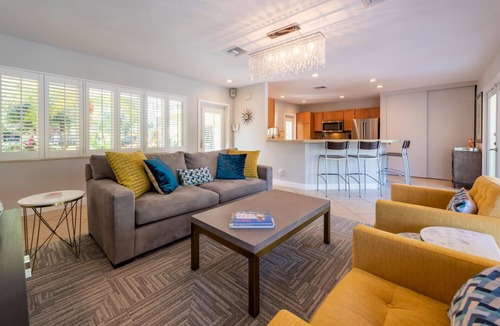 Poinsettia Heights House | Stylish Oasis with Heated Pool & King Beds Near Wilton Manors & Beach