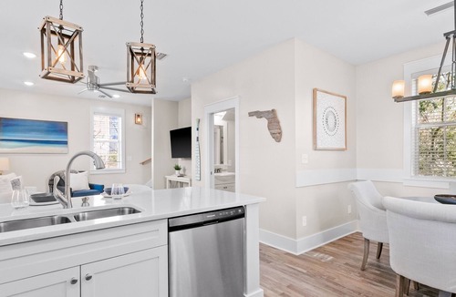 Seagrove Beach Cottage | Sunny home with pool and hot tub access, WiFi, central AC, and balcony