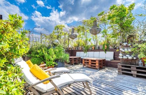 19th Arrondissement Apartment | Superbe duplex Paris-rooftop vue panoramique