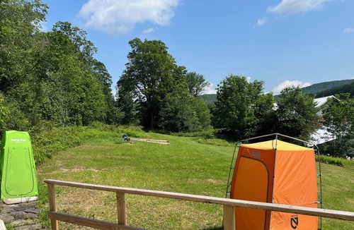 Bovina Center RV Rental | Tentrr Signature Site - Emerald Farm in the Land of Bovina (tent 2)