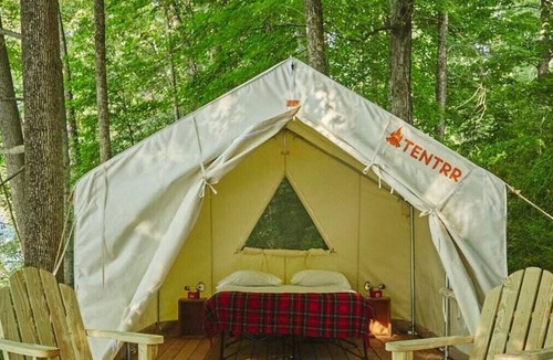 Gans RV Rental | Tentrr State Park Site - WV Coopers Rock State Park - Site J - Single Camp
