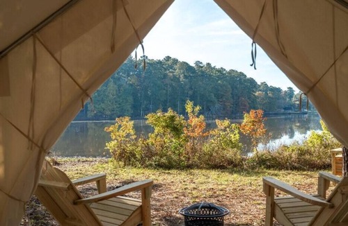 Morton RV Rental | Tentrr State Park Site - Mississippi Roosevelt State Park - Shadow Lake E - Sing