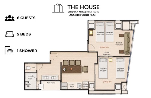 Shibuya Apartment | THE HOUSE SHIBUYA Miyashita Park