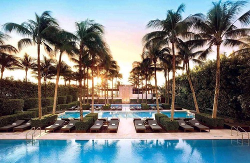 City Center House | The Setai Residences Private Residence. Beach Access + Hotel Amenities
