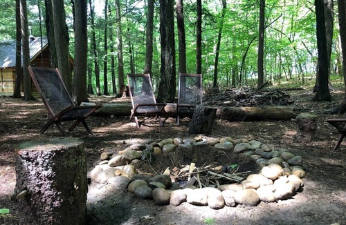 Newtonville Cabin | TimberTown Cabin #1 at June Farms, GLAMPING at it's finest!