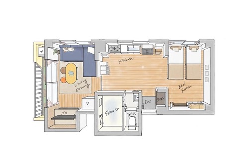 Yoyogi Apartment | Tomo House Yoyogi 302 - from 4 minutes station 代々木 302 駅から徒歩4分