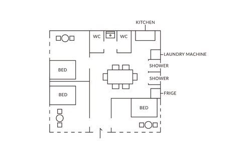 Kita Apartment | TORA HOTEL Tokyo-Rikugienn 寅ホテル 六義園 A