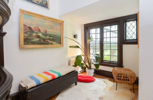 East Mount Airy Villa | Tudor Mansion With Outdoor Oasis and Swimming Pool