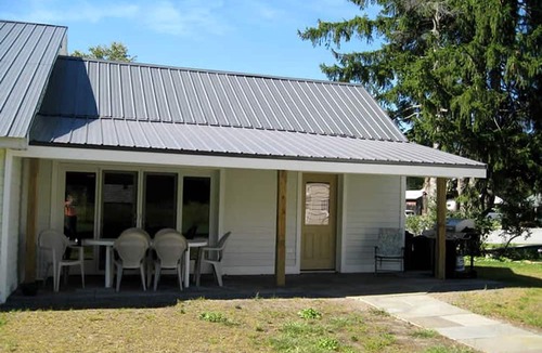 Fly Creek Cabin | Unique Renovated Barn Rental with Pond near Cooperstown, New York