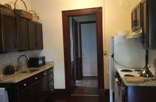 Cortland Apartment | Victorian upstairs 1-bedroom apartment in Cortland NY/with WiFi. In Ground pool