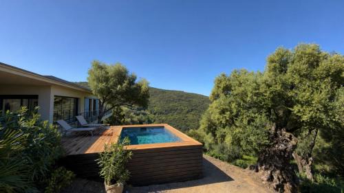 Viggianello Villa | Villa d'architecte avec vue mer imprenable et piscine chauffée