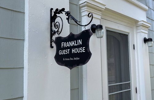 Franklin House | Village Bedroom Overlooking Historic Church