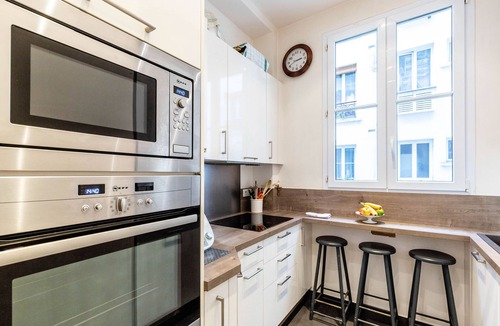 Notre-Dame-des-Champs Apartment | Vintage Violet, by Veeve