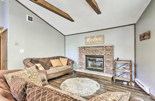 Locust Lake Village House | Walk to Lake & Beach: Pocono Cabin w/Fire Pit