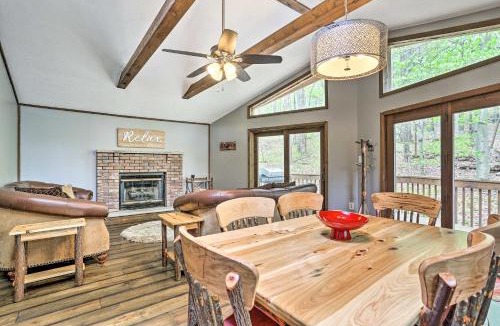 Locust Lake Village House | Walk to Lake & Beach: Pocono Cabin w/Fire Pit