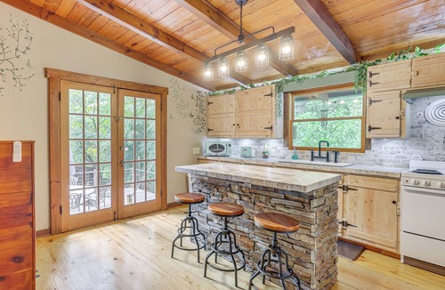 Titus House | Walk to Lake: Pet-Friendly Titus Home w/Hot Tub!