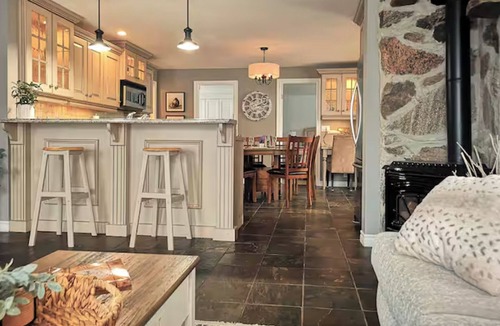 Walkerton House | Walkerton Riverside Retreat with Hot Tub