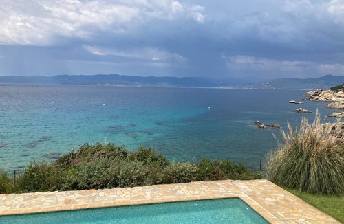 Belvedere-Campomoro Villa | Waterfront villa, patio pool