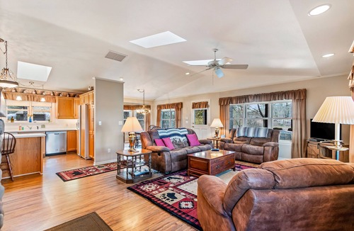 Sagle House | Waterfront hideaway with views, private dock on Pend Oreille River, kayaks & W/D