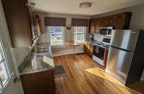 Deposit House | Waterfront house on the upper most portion of the West Branch Delaware.