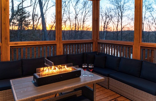 Dwight House | Wellness Getaway in Huntsville: Hot Tub, Wood Fired Sauna, Bonfire Pit, Deck