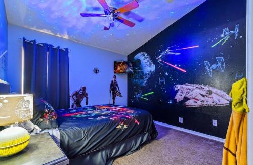 Windsor Palms House | Wheelchair accessible Lakeview 4BR house with pool spa themed rooms game room