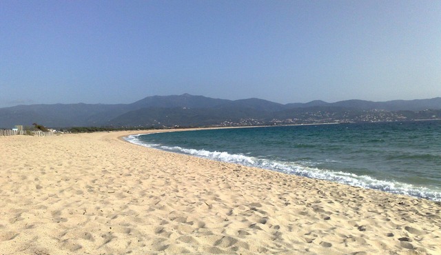 125 meters from a family beach, villa in garden.