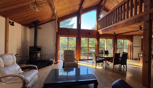 162㎡cabin/3min walk Lake Saiko/remote work/BBQ/5min drive Kawaguchi Lake/Mt.Fuji